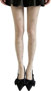 Collants transparents à motifs fantaisie et mignons, leggings pour accessoires vintage Y2k - Product Image 1