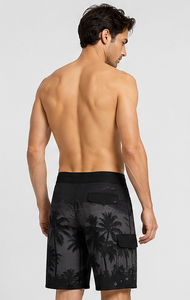 Shorts de bain pour hommes OEM, vente en gros, design personnalisé, shorts de plage hawaïens, séchage rapide, vêtements de surf, polyester léger - Product Image 2