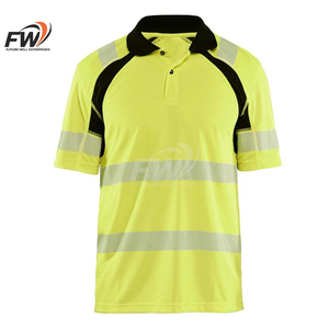 Camisas de Trabajo Personalizadas para Hombre, Manga Corta, Alta Visibilidad, Camisa de Seguridad para la Construcción, Camisa de Trabajo Reflectante - Product Image 1
