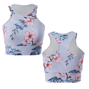 Sujetador Deportivo con Diseño Moderno y Estampado por Sublimación para Mujer, en Tela 100% Poliéster, Espalda Cruzada, Ropa de Yoga, Diseño Personalizado - Product Image 1