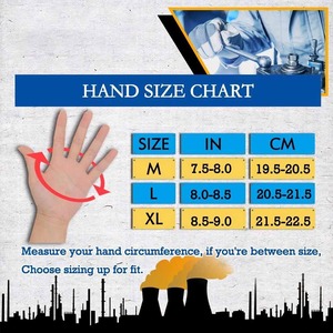 Guantes de Trabajo con Logotipo Personalizado al por Mayor, Nivel de Corte 5, Resistentes a Impactos, Transpirables, de Cuero, Protección General para Hombres - Product Image 5