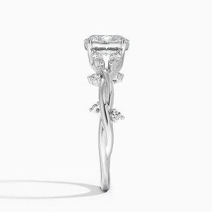 Anillo SOJ 021 Corte Ovalado Plata 925 Paz 2ct Color D VVS1 Moissanita Certificado GRA Anillo de Compromiso Clásico Precio Bajo en Oferta - Product Image 3