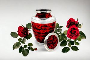 Superbe pièce décorative à motif de roses, élégante pièce de décoration florale pour la maison - Product Image 4