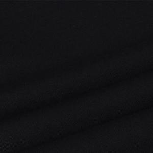 เสื้อฮู้ดผู้ชายสีดำเทาแบบมีแผ่นผ้าต่อ  ลำลอง สวมหัว  ผ้าฟลีซ สตรีทแวร์ - Product Image 5