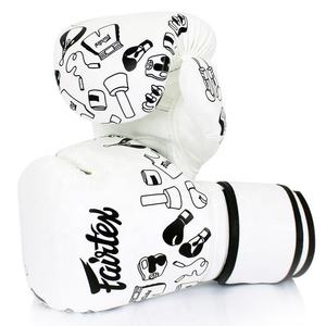 ถุงมือชกมวย Fairtex แบบสั่งทำพิเศษ สำหรับฝึกซ้อม ระดับมืออาชีพ คุณภาพสูง หนังแท้ ปิดแบบตีนตุ๊กแก ถุงมือซานด้า สำหรับผู้ใหญ่ - Product Image 4