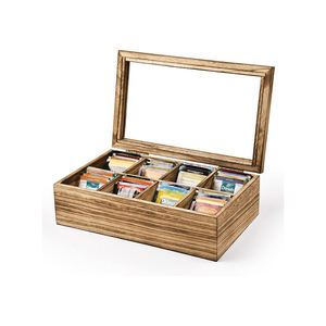 Nueva y Popular Caja de Especias Cuadrada de Madera con Cuchara (Compartimentos No Extraíbles de 50 ml, Color Personalizado, ARTESANÍA ATEMPORAL para Cocina) - Product Image 3