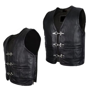 Chaleco de cuero para motociclistas de la mejor calidad, nuevo diseño, cómodo, de alta resistencia y protección UV. - Product Image 1