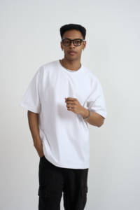 Camiseta Premium al por Mayor, 300 GSM, Talla Grande, 100% Algodón, Gruesa, Lisa, para Marcas de Ropa Urbana, Sin Pedido Mínimo - Product Image 6