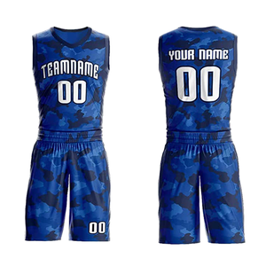 Ensemble d'uniformes de basketball unisexes personnalisables 2025, imprimé à carreaux, respirant, anti-humidité, anti-bactérien, 100 % polyester, sport - Product Image 1