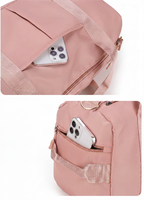 Sac de sport Oxford durable très vendu, grande capacité, tissu imperméable, compartiment à chaussures, pour voyage en extérieur, unisexe, fermeture éclair, souple