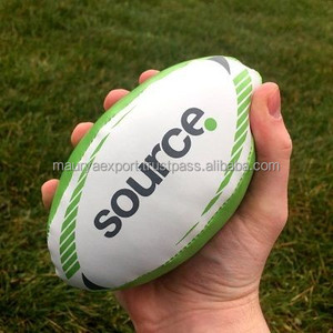 Wholesale <b>Mini</b> Rugby <b>Balls</b> Custom <b>Branded</b> Promotional Fitted Rubber Bladder Fully Hand Sewn <b>Mini</b> Rugby <b>Ball</b> - Product Image 2