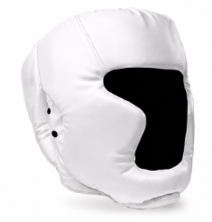 Protector de Cabeza de Boxeo de PU Blanco HAWK SPORTS INDUSTRIES, para Entrenamiento, Sparring, MMA, Muay Thai, Taekwondo, Unisex, Juvenil - Product Image 4