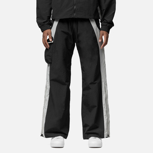 Men's Nylon <b>Track</b> Pants Straight Leg Breathable Zipper Lightweight Windbreak Hiking Trekking Elastic Outdoor <b>Trousers</b> - Product Image 2