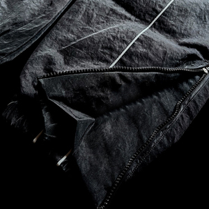 ชุดกันลมไนลอนสีดำขาวแบบริบบิ้น น้ำหนักเบา ทนทาน สวมใส่สบาย ขายดี ผลิตเองได้ - Product Image 4