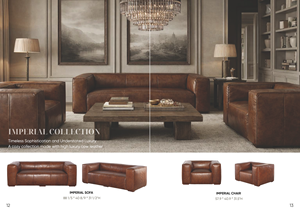 Sofá de Cuero Vacuno Genuino de Estilo Moderno de Mediados de Siglo, Sofá de Cuero Marrón de 3 Plazas con Patas de Madera Maciza para Sala de Estar de Lujo - Product Image 2