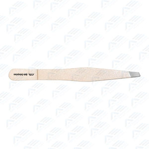 Pince à sourcils en acier inoxydable Pince à épiler ultra-mince à pointe inclinée pour instruments de beauté à prise précise Instruments de soins de beauté - Product Image 6