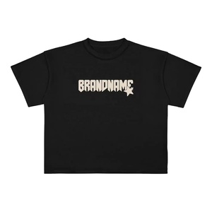 เสื้อยืดคอกลมโอเวอร์ไซส์ผู้ชายผ้าฝ้าย 100% หนานุ่มพิเศษ สไตล์วินเทจ พิมพ์ลายกอธิคสุดเทรนดี้ ผ้าเจอร์ซีย์เนื้อนุ่มแบบวอช รุ่นใหม่ - Product Image 4