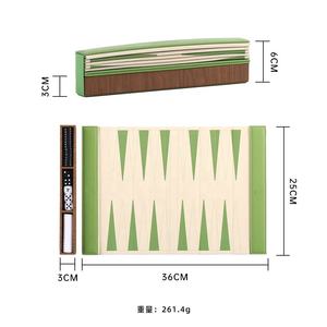 Fast Delivery Foldable Luxury PU Leather <b>Backgammon</b> Set Handmade Custom Chess Games Roll-up <b>Board</b> for On-the-go Entertainment - Product Image 5