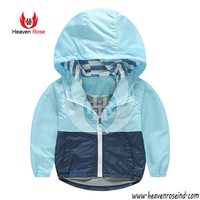 Chaqueta Cortavientos Ligera para Niños, con Capucha, Impermeable, para Primavera y Otoño, Plegable, Informal, con Cierre, para Niños y Niñas