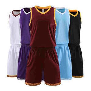 Maillots de basket-ball athlétiques réversibles en mesh de haute qualité pour hommes avec numéro - Product Image 5