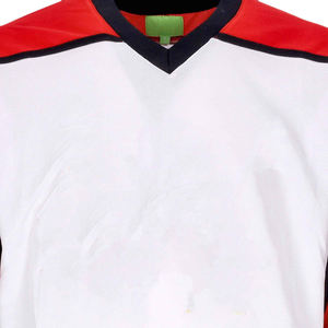 Maillot de hockey sur glace personnalisé, motif de couture tendance, uniforme coloré pour équipe scolaire, sweat à capuche à manches courtes, chaussettes rayées, tenue de gardien de but - Product Image 6