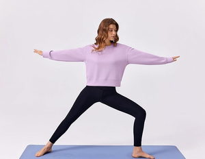 Sweat-shirt personnalisé en gros pour femmes, sweat-shirt à col rond surdimensionné à manches longues de haute qualité pour femmes - Product Image 6