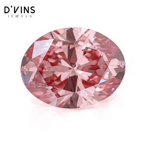 D'vins Jewels - Diamantes Cultivados en Laboratorio, Corte Excelente, Forma Ovalada, 1-3 CT, VS2, Color Fancy Light, para Joyería, Envío Inmediato - Product Image 2