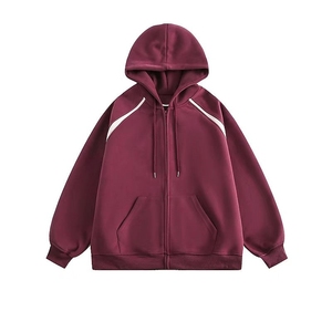 Sweat à capuche pour homme de haute qualité 100% coton, style streetwear surdimensionné avec design à franges - Product Image 3