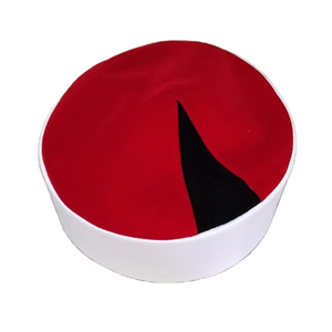 Chapeau Égyptien 100% Coton Écologique, Bonnet de Prière Musulman Personnalisé, Kufi en Tissu Mesh, Coiffe Islamique pour Hommes, Imprimé en Relief, Modèle Quatre - Product Image 1