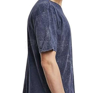 Camiseta informal con lavado ácido para hombre, diseño elegante, cómoda, de algodón, para uso diario, la mejor opción para la moda masculina. - Product Image 6