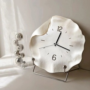 Premium Quality White Stylish <b>Table</b> <b>Clock</b> Suitable For Homes Kitchen Offices Bedrooms And Time Display Use From India - Product Image 4