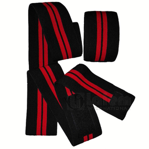 Plastic Weightlifting <b>Exercise</b> Support <b>Knee</b> Wrap for Men-Durable Breathable Gym Weight Lifting Bandage Straps Guard - Product Image 4