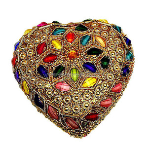 Caja de Metal con Forma de Corazón para Joyas, Estuche de Aluminio Personalizado para Regalos de Boda, Recuerdos para Invitados en Oferta - Product Image 3