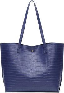 Bolsos de mano de cuero multiusos con logotipo personalizado, costuras resistentes, fáciles de transportar, para documentos, trabajo, compras. - Product Image 2