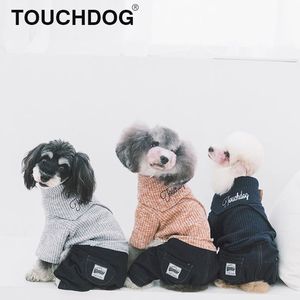 Completo Outfit Maglione Avvolgente e Pantaloni in Denim per Animali Domestici: Abbigliamento Perfetto per il Tuo Amico Peloso - Product Image 3