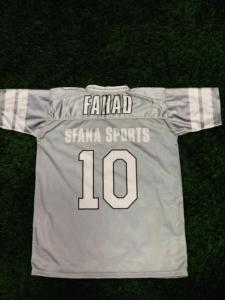 เสื้อฟุตบอลปรับแต่งได้-โพลีเอสเตอร์ 100% แห้งเร็ว ป้องกันแบคทีเรีย ป้องกันรังสียูวี ไซส์ใหญ่ ตำแหน่งโลโก้ด้านหน้า - Product Image 4