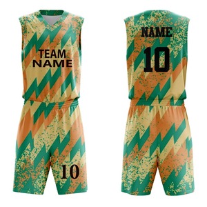 Ensembles d'uniformes de basketball sans manches, antibactériens, imprimés, anti-humidité, 100 % polyester, fabriqués au Pakistan, service OEM - Product Image 1