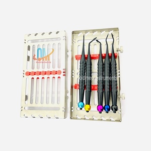 Đức dụng cụ nha khoa PDL luxating gốc thang máy thiết lập 5-mảnh thép không gỉ proximators Kit cấy ghép phẫu thuật autoclavable - Product Image 2