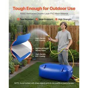 Large Capacity 30-Gallon PVC <b>Water</b> Storage Bladder Portable Collapsible Soft <b>Container</b> for Emergency <b>Water</b> Leakproof - Product Image 3