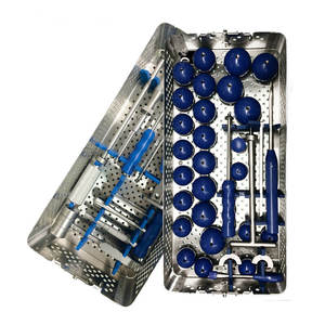 2025 DIVIED INTERNATIONAL Kit d'instruments chirurgicaux orthopédiques pour implant de remplacement total de la hanche en acier inoxydable - Product Image 1