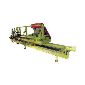 <span class=keywords><strong>Scierie</strong></span> circulaire industrielle à 4 arbres avec chariot porte-bûches, machine de traitement du bois robuste - Product Image 1