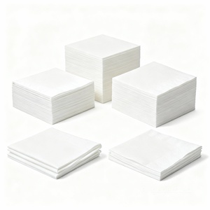 Serviettes en papier carrées personnalisées OEM, douces, absorbantes, jetables, pour l'industrie de la restauration - Product Image 1