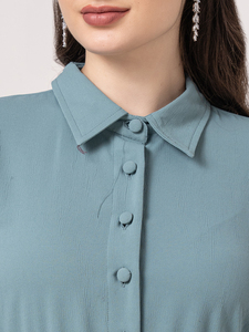 Tissu extensible en viscose 100 % polyester CYK, élégant et durable, finition naturelle, idéal pour robes, costumes et vêtements pour femme – Vente en gros - Product Image 5