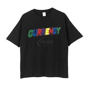 Camiseta de Manga Larga de Doble Capa, Estilo Urbano, de Alta Calidad, con Estampado Gráfico Desgastado y Bordado, Corte Ajustado y Holgado - Product Image 4