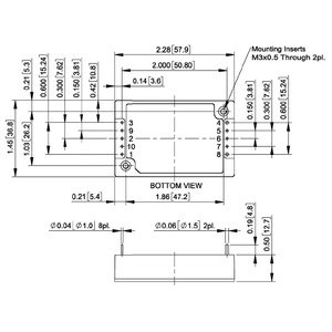 อิฐตัวแปลง DC 75W 28V 2.7A DC พร้อมรีโมทตรรกะเปิด/ปิดลบ12 ~ 160V อินพุตกว้างพิเศษ - Product Image 2