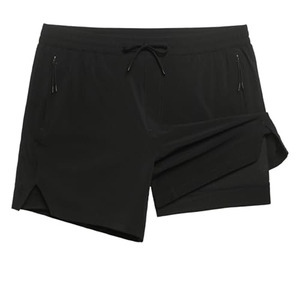 กางเกงวิ่งผู้ชายแบบแห้งเร็ว น้ำหนักเบา ระบายอากาศได้ดี กางเกงสามส่วน มีกระเป๋าสองด้าน สำหรับผู้ชาย - Product Image 3