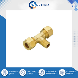 Raccords de compression en laiton massif haute résistance, étanches, 2000 PSI, type Union Tee, nickelés, conformes SAE/ASA/ASME, OEM/ODM - Product Image 2
