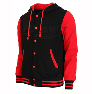 เสื้อแจ็คเก็ตเบสบอลทรงสลิมสำหรับผู้ชายและผู้หญิง สวมใส่ได้ในฤดูหนาว  แบบวาร์ซิตี้  รักษ์โลก ระบายอากาศได้ดี  บริการ OEM  รับผลิตตามแบบ - Product Image 2