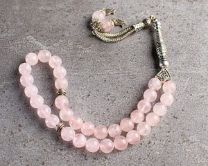 Tasbih en résine artisanale écologique de qualité supérieure, élégantes perles de prière islamiques pour hommes et femmes, collection religieuse classique - Product Image 5