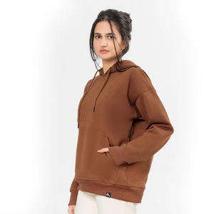 Sudadera con Capucha Lisa para Mujer, Sudadera Básica, Fabricante, Proveedor al por Mayor, Fábrica, Impresión de Logotipo Personalizado - Product Image 4